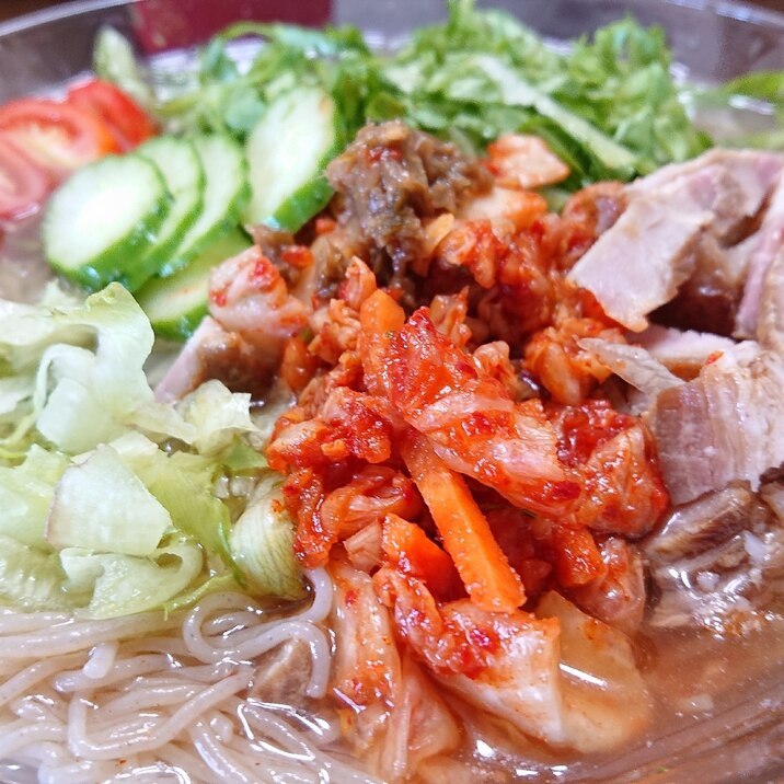 韓国冷麺サラダ風